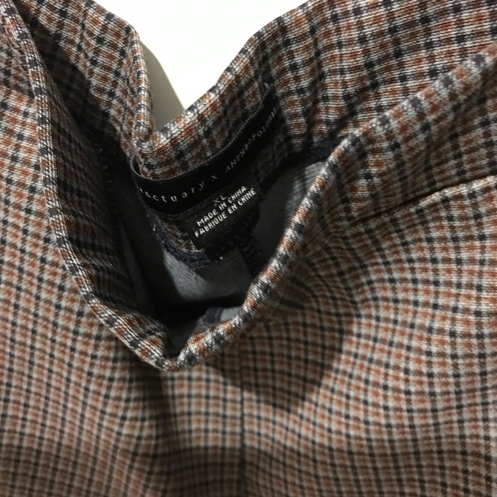 Sanctuary x Anthropologie Check Pattern Pants - Picture 2 of 4